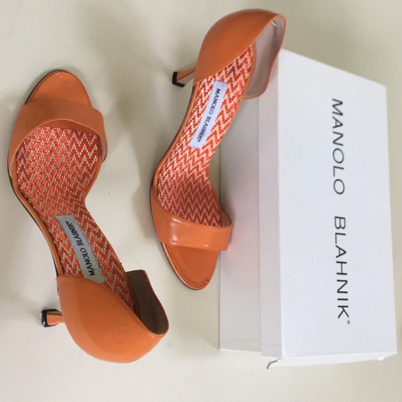 Manolo Blahnik Catalina D'Orsay Authentic Sandals
